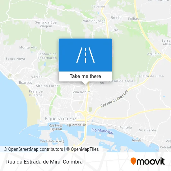 Rua da Estrada de Mira map