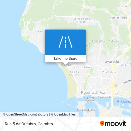 Rua 5 de Outubro map