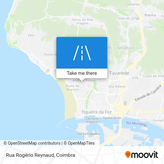 Rua Rogério Reynaud map