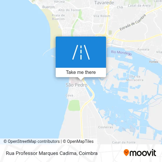 Rua Professor Marques Cadima map