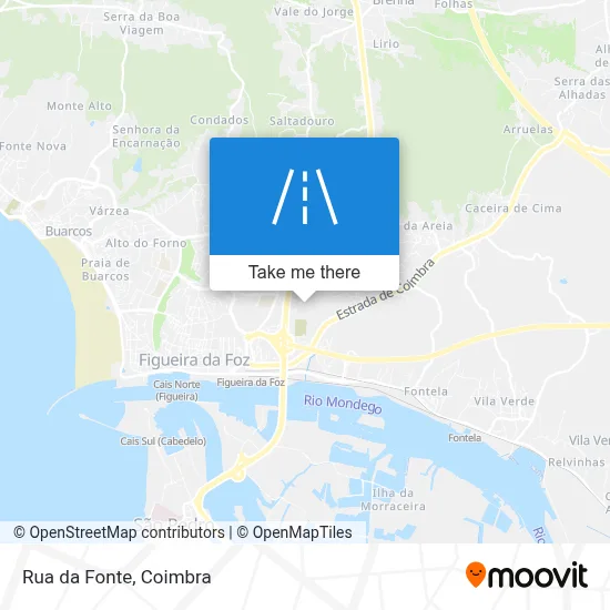 Rua da Fonte map