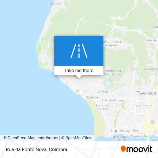 Rua da Fonte Nova map