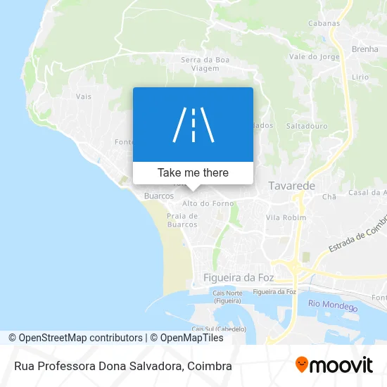 Rua Professora Dona Salvadora map