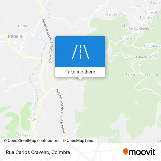 Rua Carlos Craveiro map