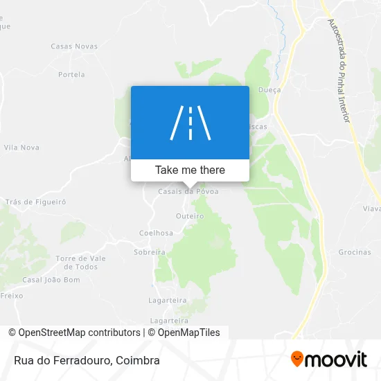 Rua do Ferradouro map