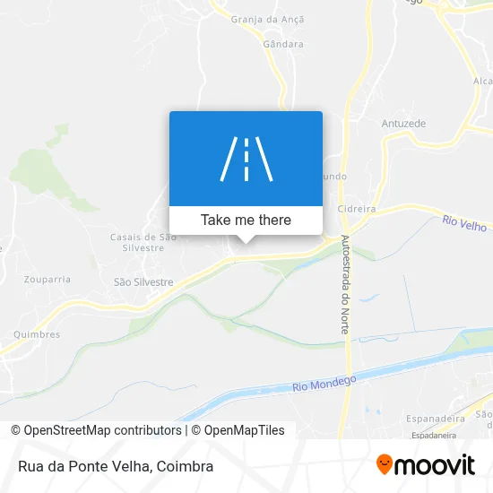 Rua da Ponte Velha map