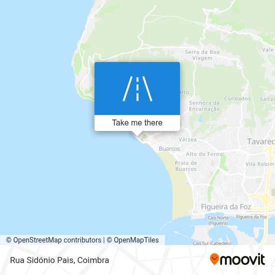 Rua Sidónio Pais map