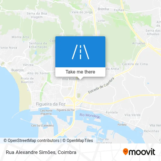 Rua Alexandre Simões map