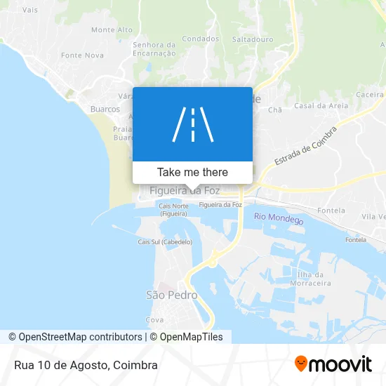 Rua 10 de Agosto map
