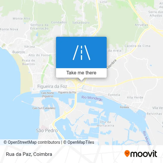 Rua da Paz map