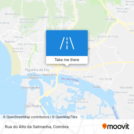 Rua do Alto da Salmanha map