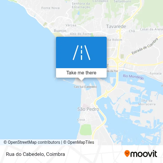 Rua do Cabedelo map