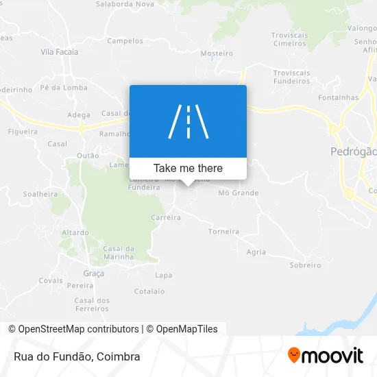 Rua do Fundão map