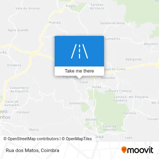 Rua dos Matos map