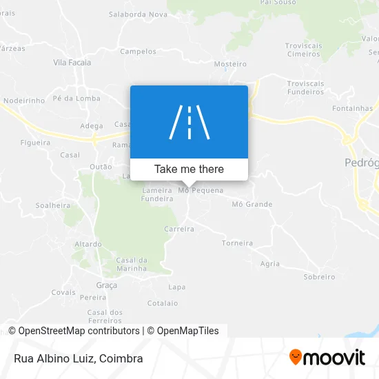 Rua Albino Luiz map