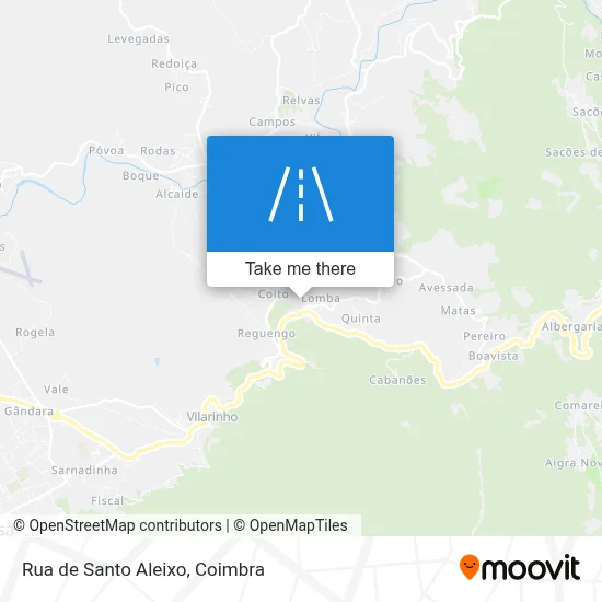 Rua de Santo Aleixo map