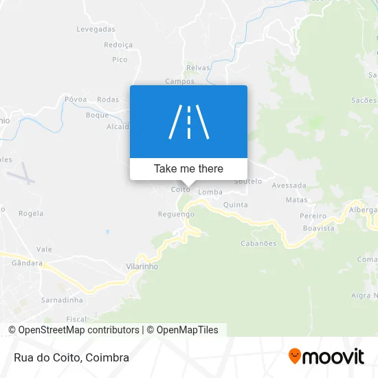 Rua do Coito map