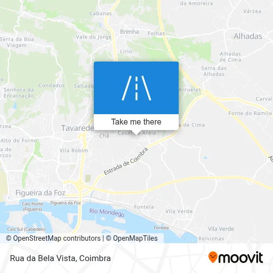 Rua da Bela Vista map
