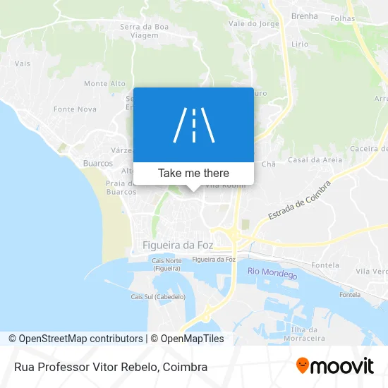 Rua Professor Vitor Rebelo map