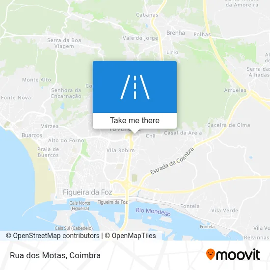 Rua dos Motas map
