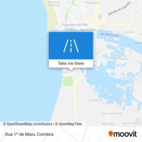 Rua 1º de Maio map