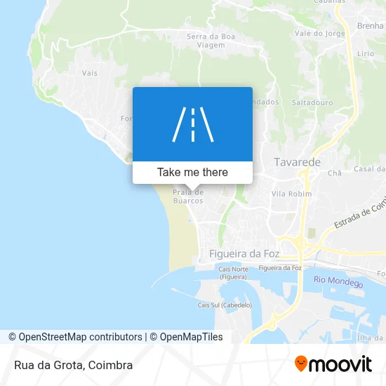 Rua da Grota map