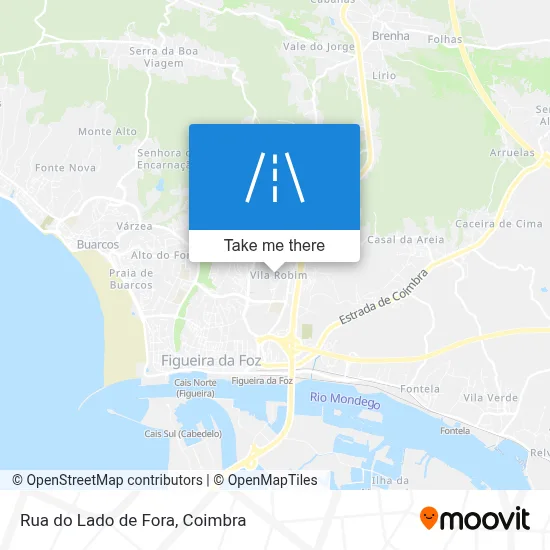 Rua do Lado de Fora map