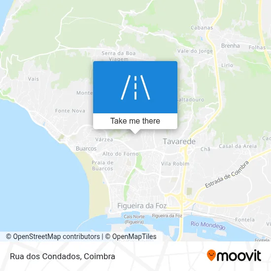 Rua dos Condados map
