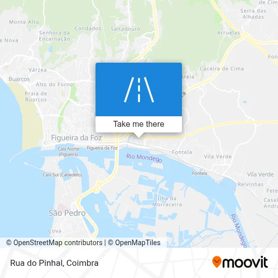 Rua do Pinhal map
