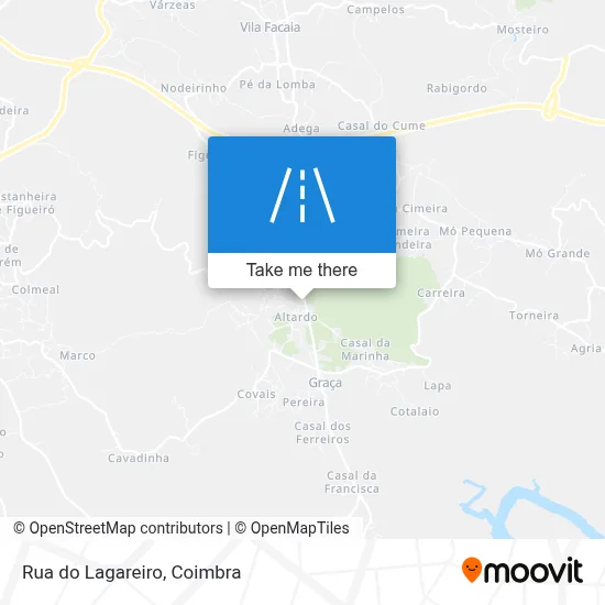 Rua do Lagareiro map