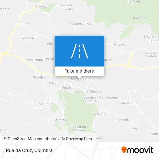 Rua da Cruz map