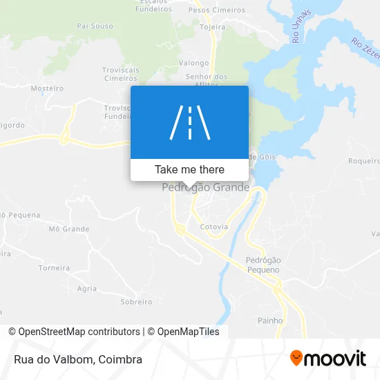 Rua do Valbom map