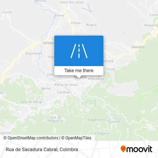 Rua de Sacadura Cabral map