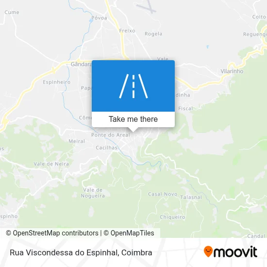 Rua Viscondessa do Espinhal map