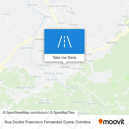 Rua Doutor Francisco Fernandes Costa map