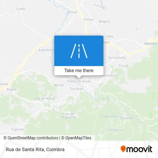 Rua de Santa Rita map