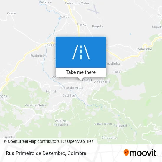 Rua Primeiro de Dezembro map