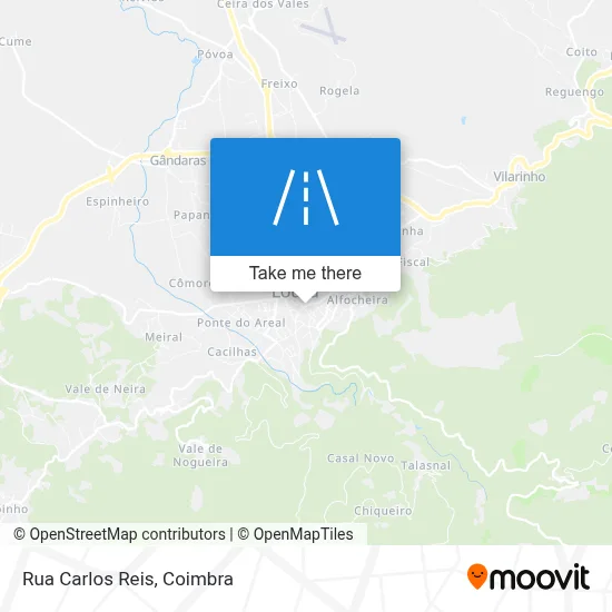 Rua Carlos Reis map