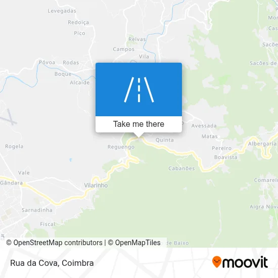 Rua da Cova map