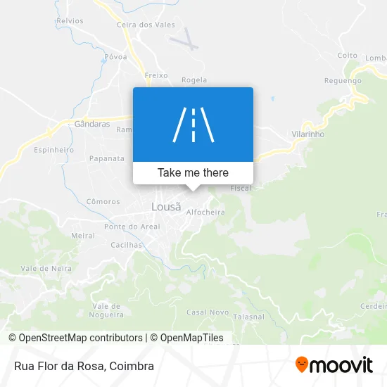 Rua Flor da Rosa map