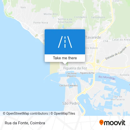 Rua da Fonte map