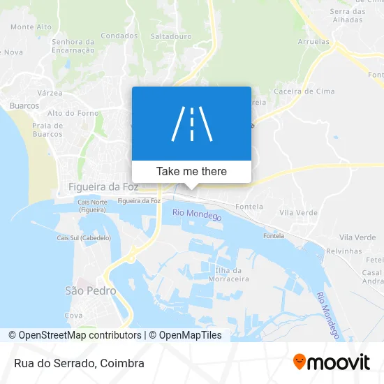 Rua do Serrado map