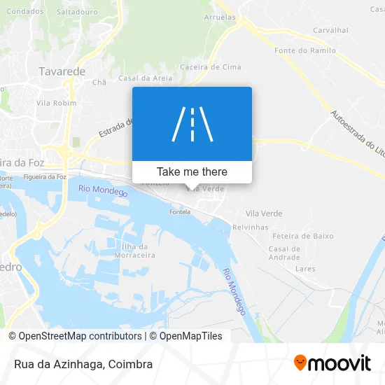 Rua da Azinhaga map