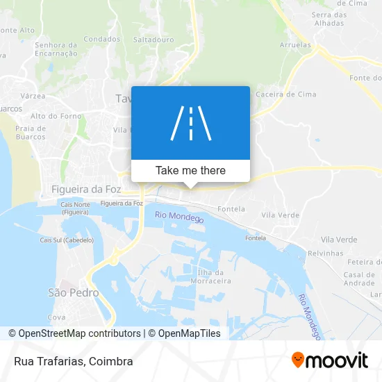Rua Trafarias map