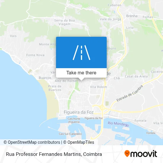 Rua Professor Fernandes Martins map