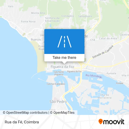 Rua da Fé map