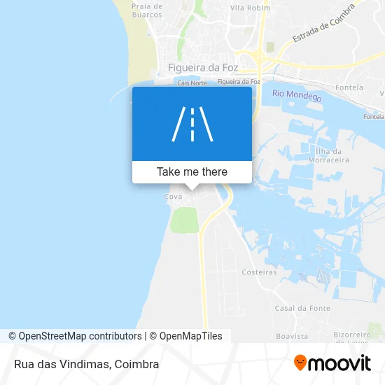 Rua das Vindimas map
