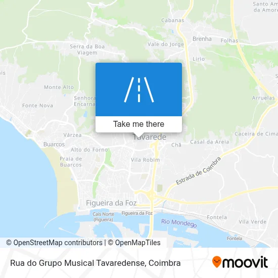 Rua do Grupo Musical Tavaredense map