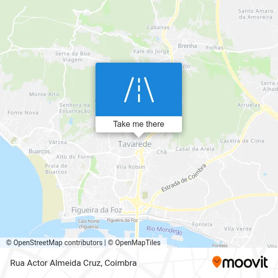 Rua Actor Almeida Cruz map