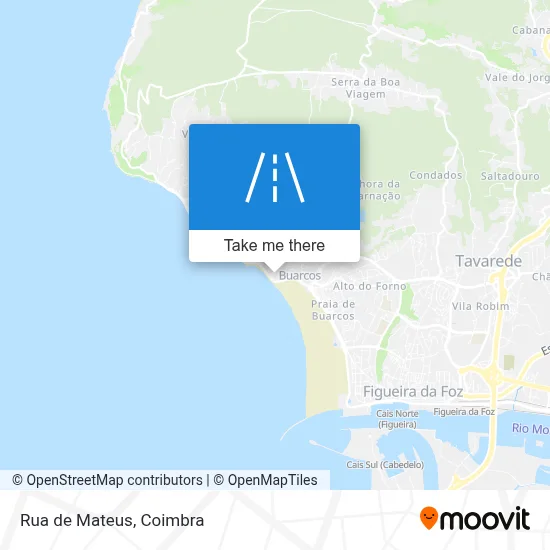 Rua de Mateus map